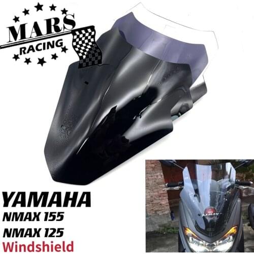 NEW For YAMAHA NMAX155 NMAX125 NMAX 2020 2021 Motorcycle Accessories Windshield Windscreen Aluminum Wind Shield Deflectore