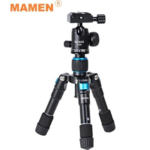 18cm-48cm Aluminum Alloy Professional Camera Tripod With Universal Ball Head Flexible Stand For DSLR DV Cameras Phones