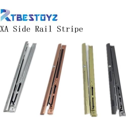 RTBESTOYZ Original New For Sony Xperia XA Middle Frame Bezel Housing Side Rail Stripe With Side Buttons+SIM SD Block Cover