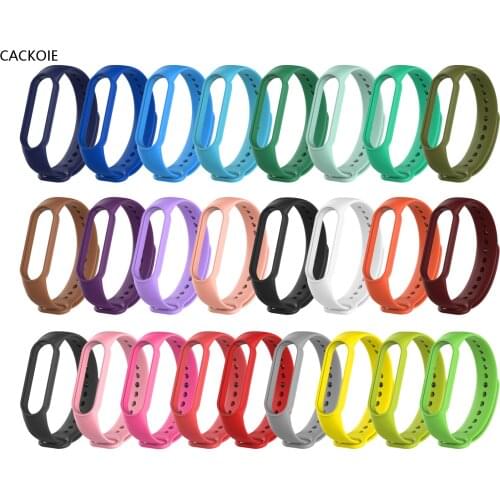 Silicone Strap For Xiaomi Mi Band 5 Strap Sport Watch Band Bracelet For Miband 5 Bracelet For Xiaomi Smart Watch Accessories