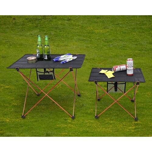 Aluminium Alloy Ultra Light Folding Desk Portable Foldable Table Lightweight Camping Outdoor Furniture Tables Picnic