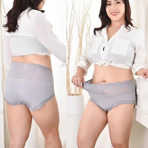 S8 3PCS/Lot Quick-Drying Sexy Thin Briefs Plus Size Women Ultrathin Breathable Panties High Waist Extra Large Womens Underwear