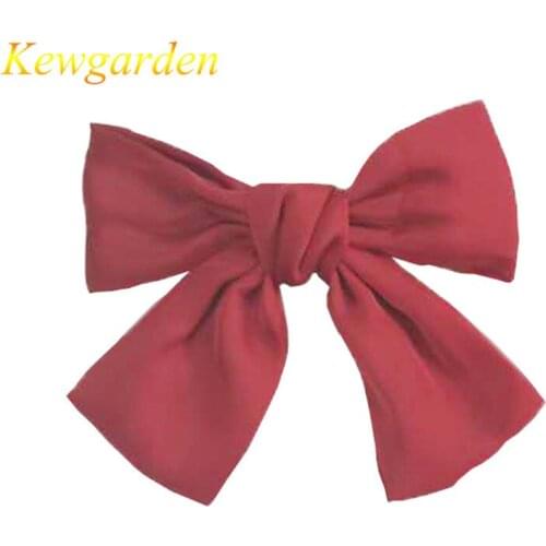 Kewgarden Girls with big bow hairpin childrens headwear hair pin 8pcs