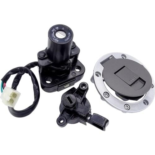 1 Set For Suzuki GS500 RGV250 GSF1200 Bandit TL1000R GSXR1000 Motorcycle Fuel Tank Seat Lock Gas Cap Cover Ignition Key Switch