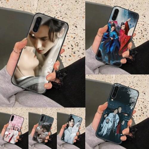 WORD OF HONOR Shan He Ling Phone case For Samsung Galaxy A 3 5 7 8 10 20 21 30 40 50 51 70 71 E S 2016 2018 4G black silicone