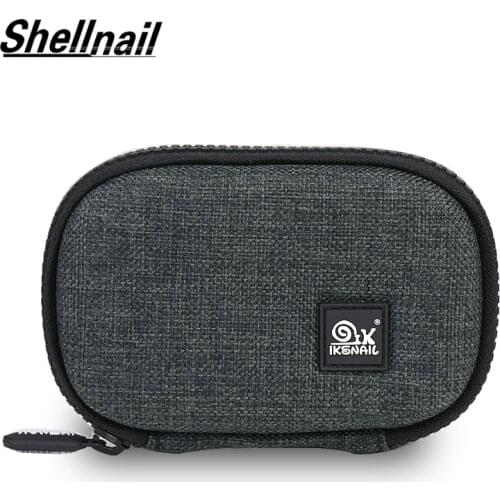 Shellnail Canvas+EVA For Airpods Case Electronic USB Headphone Accessories Earbuds Earphone SD Card Portable Carry Storage Bags