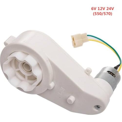 Childrens bicycles DC 6V12V 24V 550/570 DC Motor BABY Carriage Drive gearbox part 8000-35000RPM Modified dynamic buggies 20-35W