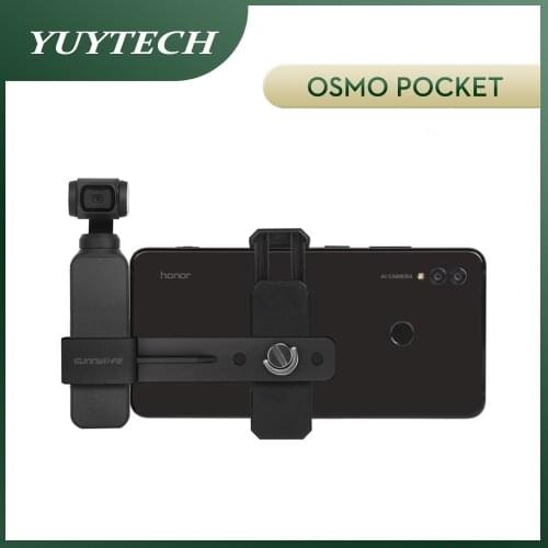 DJI OSMO Pocket Smart phone 1/4 inch Screw Holder Mount Clip for Mobile Phone OSMO Pocket Handheld Camera Support Accessory