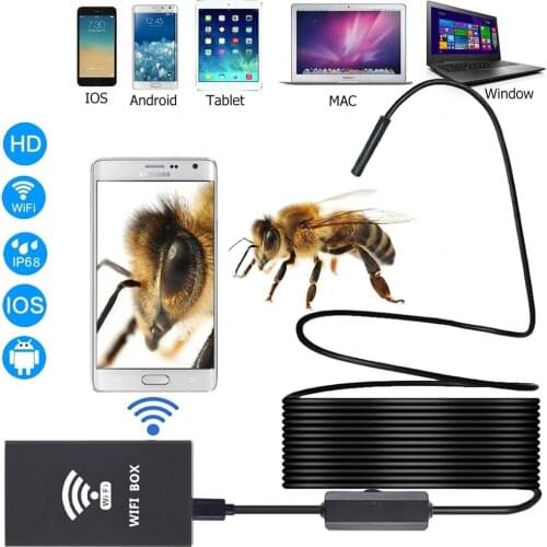 For Computer and Smart Phone 1200P WIFI Endoscope 1M/2M/3.5M/5M/10M Optional
