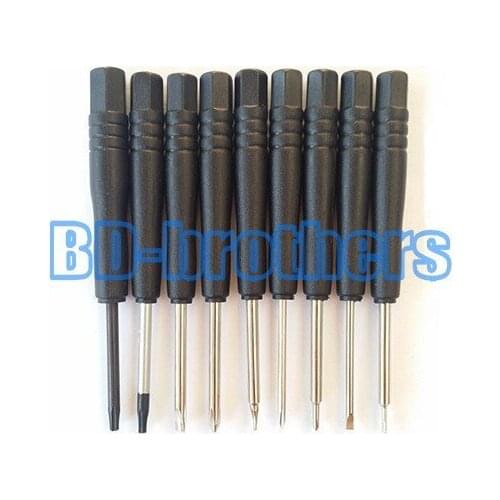 Good Quality Professional Metal Magnetic Black Screwdriver Open Maintenance Mini Hand Tools For PC Phone etc 1000pcs/lot