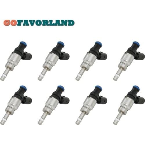 8Pcs Fuel Injector 079906036C For Audi A6 Quattro 2007-2011 A8 Quattro 2007-2010 Q7 2007-2010 For Volkswagen Touareg 2008-2009