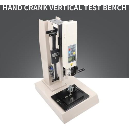 HLD Digital Display Force Gauge Hand-cranked Screw Frame Tensile Compression Testing Machine Test Bench 1000N