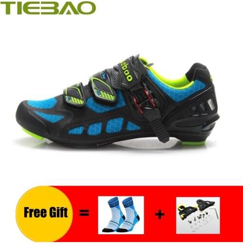 TIEBAO Men cycling shoes road sapatilha ciclismo breathable self-locking women outdoor superstar riding road cycling sneakers
