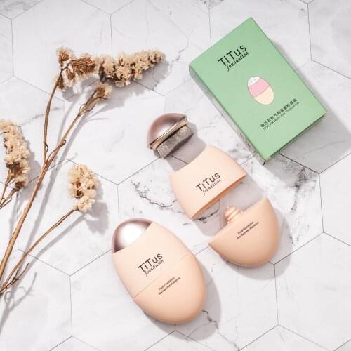 Best Explosions Ins Super Fire Egg Breathing Liquid Foundation Naked Makeup Concealer Natural Makeup Water Light Brush Set