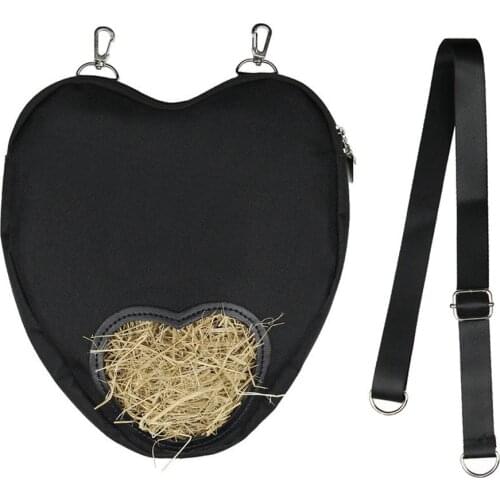 Hay Bag Rabbit Guinea Pig Heart Shape Hay Storage Hay Bag Hanging Pouch Feeder Holder Feeding Dispenser Container For Rabbit Etc