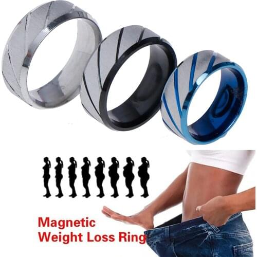 Fashion Magnetic Medical Anti Cellulite Ring Lose Weight Slimming Products Fitness Reduce Weight Ring Magnetic Health Jewelry