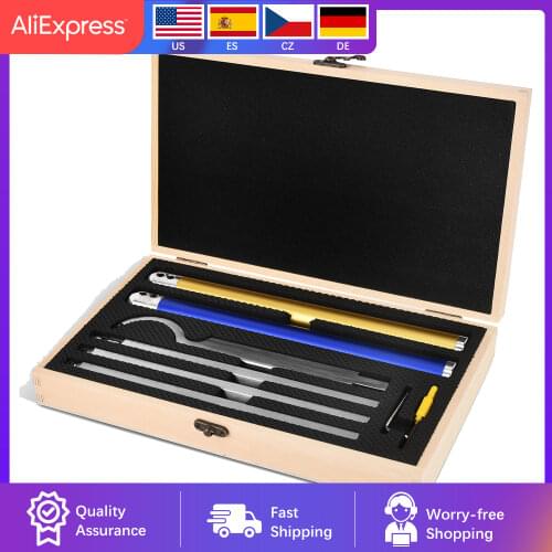 Woodturning Tools Set Woodworking Chisel Carbide Inserts Cutter Stainless Steel Bar Aluminum Handle Wood Turning for Lathe