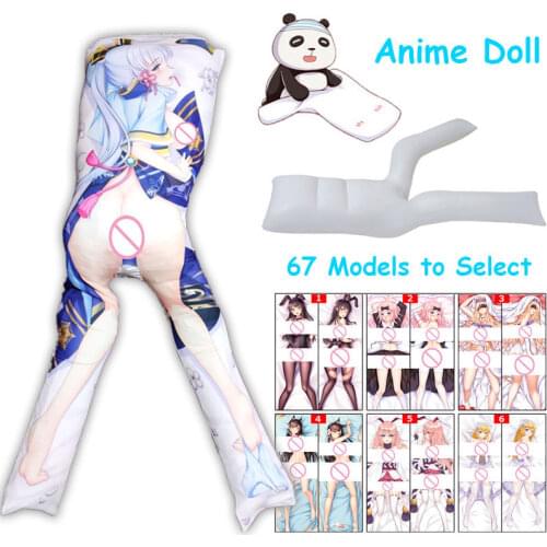 Inflatable Sex Body Pillow Dakimakura Onahole Holder Anime Waifu Kurumi Chika Mai Pillow For Masturbator Sex Pump Included