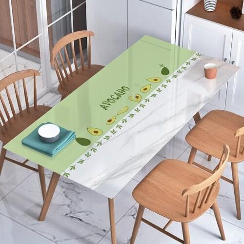 New Arrive Avocado Marble Table Cloth Table Covers Crystal Board Soft Glass Mats Pads Home Textiles Dec Dining Table Cover