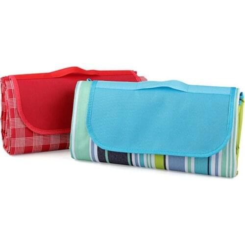 Durable Fashion Multiplayer Cushion Thick Portable Picnic Blanket Foldable Multiplayer Mat for Outdoor Activities Camping Hiking