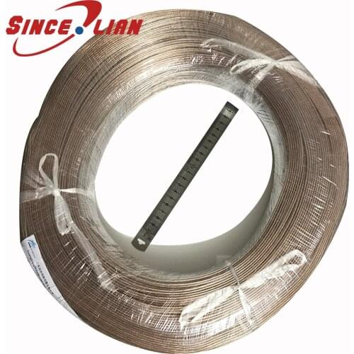 30 Meters UL2468 26 24 22 20AWG PVC Tinned Bare Copper Cord Gold and Silver Audio Speaker Cable 2468 Transparent Parallel line
