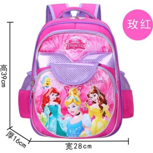 Kindergarten Princess Schoolbags Childrens Bags Girls Boys Cute Cartoon Spiderman Kids Bags