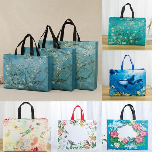 1PC Shopping Bag Foldable Reusable Portable Shoulder Womens Handbags Folding Pouch Shopping Bag Foldable No Zipper