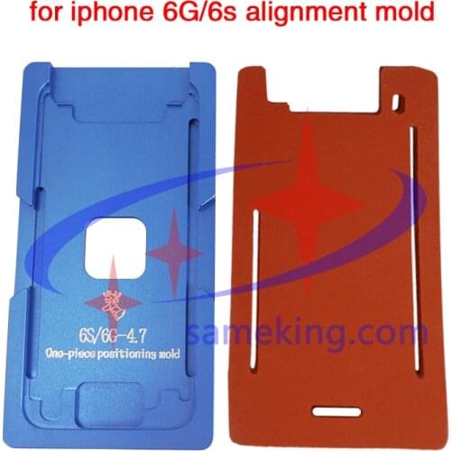 Alignment mold with lamination red mat for iphone 6 6s lcd refurbish