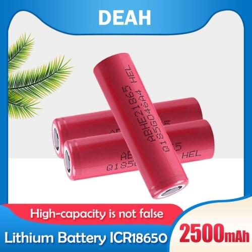 10-20PCS Original 18650 HE2 3.7V 2500mAh Lithium Rechargeable Battery INR18650 20A Discharge For Electric Car Tools Cigarette