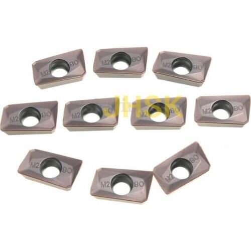 100Pcs APMT1604PDER carbide milling inserts 25 R0.8 Indexable Insert APMT1604PDER-M2 Carbide Inserts APKT1604