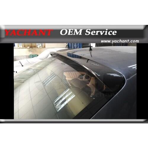 Car-Styling Carbon Fiber Rear Roof Spoiler Fit For 2004-2012 Quattroporte M139 YC Design Style Roof Spoiler Wing