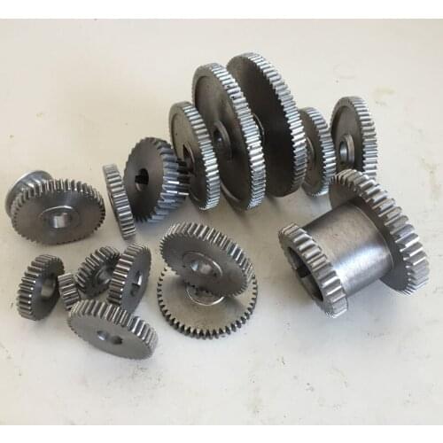 Free shipping 18pcs/set mini lathe gears , Metal Cutting Machine gears , lathe gears