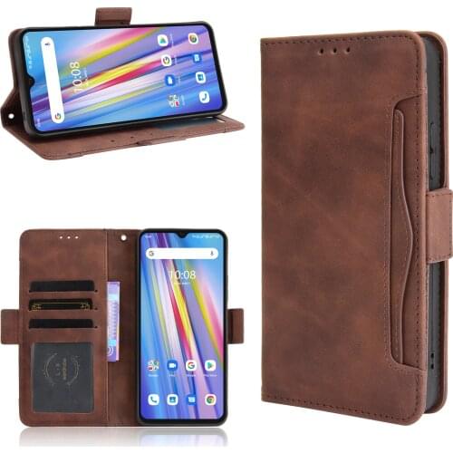 For Umidigi A11 Case Cover Premium Leather Leather Flip Multi-card slot Cover For Umidigi A11 case 6.53"