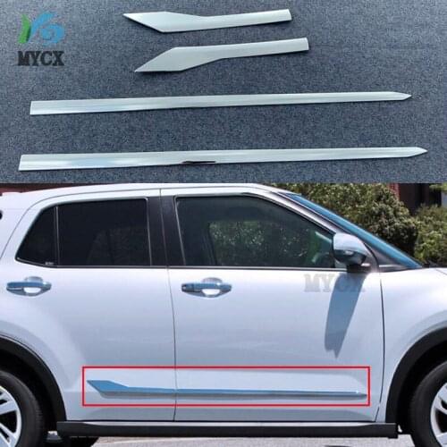 Car Decoration Accessories for Toyota Raize A200A/210A 2019 2020 ABS Chrome Car Door Trim Automobiles Exterior Parts