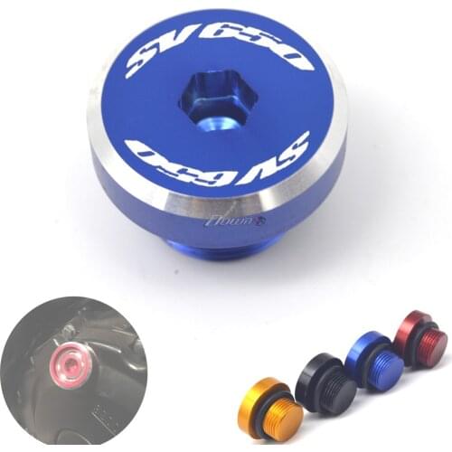 For SUZUKI SV650 SV650S SV650A SV650X SV 650 Motorcycle Accessories Oil Filler Cover Screw Plug Cap Bolt