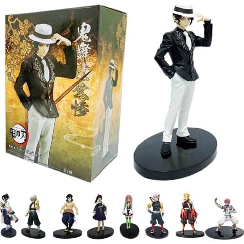 Premium Chokonose Figure Anime Demon Slayer Kamado Tanjirou Agatsuma Zenitsu Ghost dance Tsuji no miserable PVC Action Figure