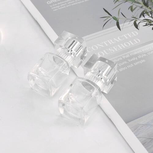 MUB 5ml Travel Leakproof Roller Ball Essential Oil Bottle Acrylic Cover Empty Refillable Glass Perfume Bottle Cometics Container