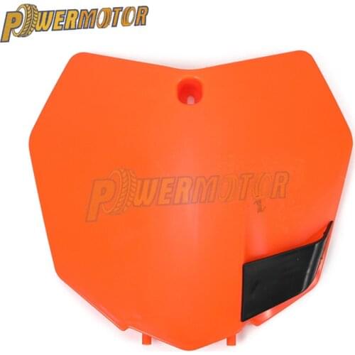 Motorcycle Plastic Front Name Number Plate For Pit Dirt Bike Motocross Enduro ATV 2013-15 SX SXF XCF 125 250 350 450