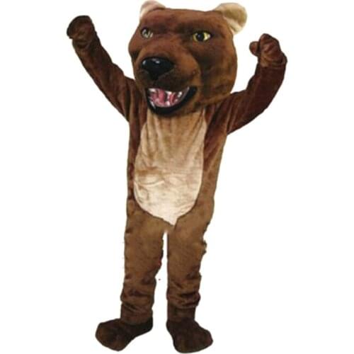 New Christmas Carnival Cosplay Costumes Halloween Birthday Party Brown Wolf Dog Suit Adult Use Advertising Parade Mascot
