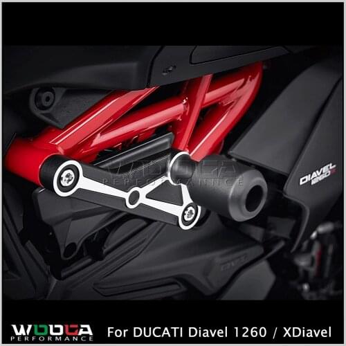 For Ducati DIAVEL 1260 / 1260S 2019+ XDIAVEL 1262 / 1262S 2016+ Frame Crash Protection Sliders Falling Protection Bars