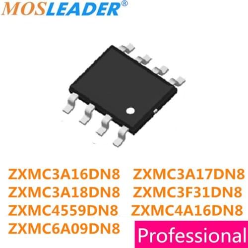 SOP8 100PCS ZXMC3A16DN8 ZXMC3A17DN8 ZXMC3A18DN8 ZXMC3F31DN8 ZXMC4559DN8 ZXMC4A16DN8 ZXMC6A09DN8