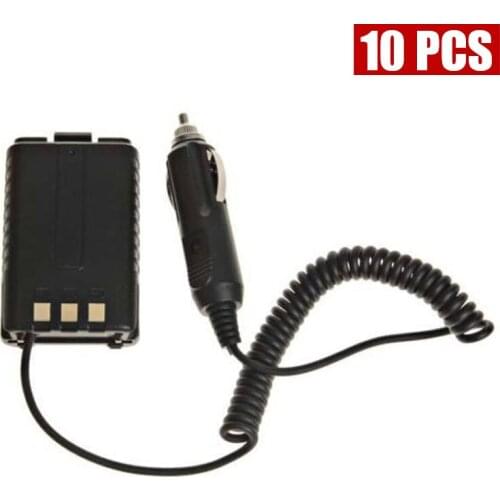 10PCS Car Battery Eliminator Car Charger for BAOFENG Walkie Talkie UV5R UV-5R 5RA 5RB 5RC 5RD 5RE 5RE Plus Two Way Radio