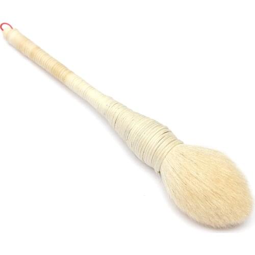 ELECOOL 1PC Wool Rattan Fashion Makeup Brush Cosmetic Blush Powder Foundation Single Brush Thick Hair Brush Tool Maquiagem