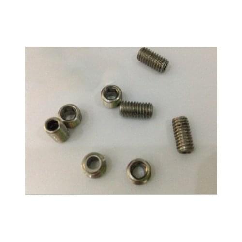 2pcs M10 M12 M16 stainless steel set bolt hollow tight through hole screws spool hollow screw 12mm-30mm length