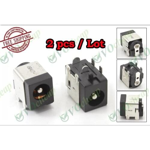 2 x New Laptop DC power jack for Toshiba Satellite 1105 1110 1115, for HP Pavilion N5415 N5425 and for IBM R30 R31 R32 - PJ006