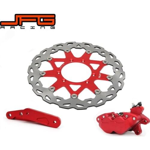 320MM Floating Brake Disc With bracket Refit Left Brake Caliper Pump For HONDA CRF250X CRF250R CR250R CRF450R CRF450X CR125