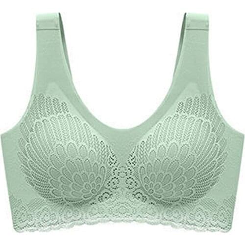 5D Wireless Contour Bra Lace Breathable Underwear Seamless Stretchy for Sports Yoga Running Bra Sports Bras yoga top vest