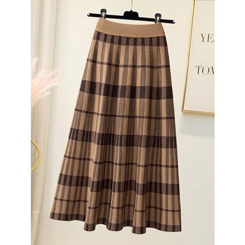 AUSO Women's Knitted Skirts