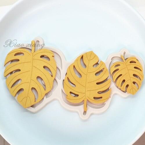 DIY Leaf Silicone Cake Mold Kitchen Fondant Cupcake Chocolate Baking Tools Cake Decorating Tools 3D Cake Bakeware Mold M2120