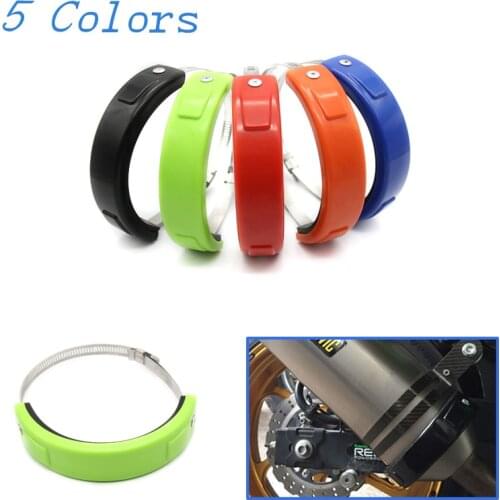 Hot sell motorcycle accessories Silencer/Exhaust Oval Exhaust Orange Protector For SUZUKI GS500 GS 500E /F K4 GS 500